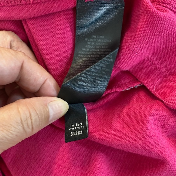 Ted Baker London Men’s Size 5 (XL) Cotton Blend Short Sleeve Polo Shirt - Picture 8 of 9